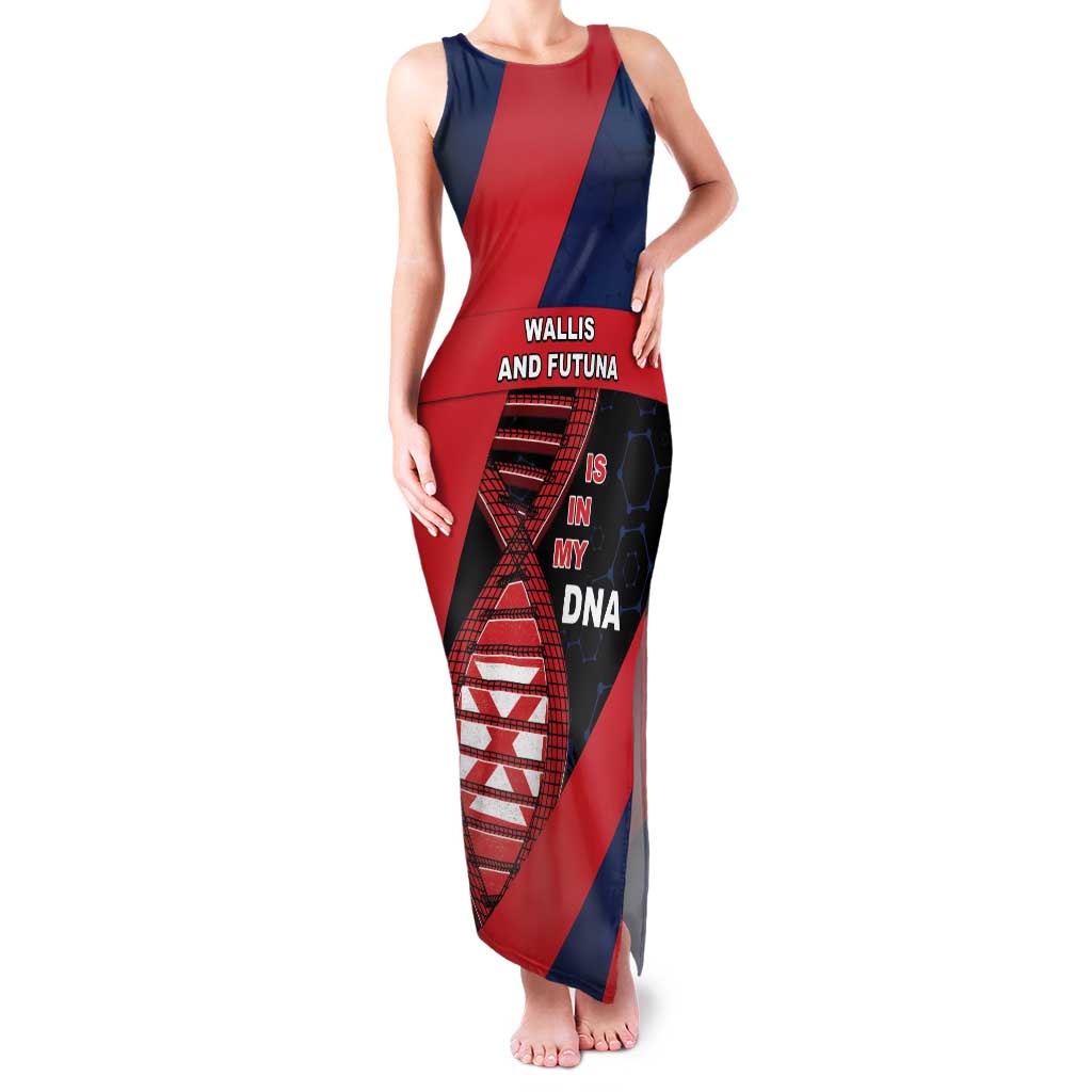 Wallis And Futuna Is In My DNA Family Matching Tank Maxi Dress and Hawaiian Shirt DT05 Mom's Dress Multicolor - Polynesian Pride