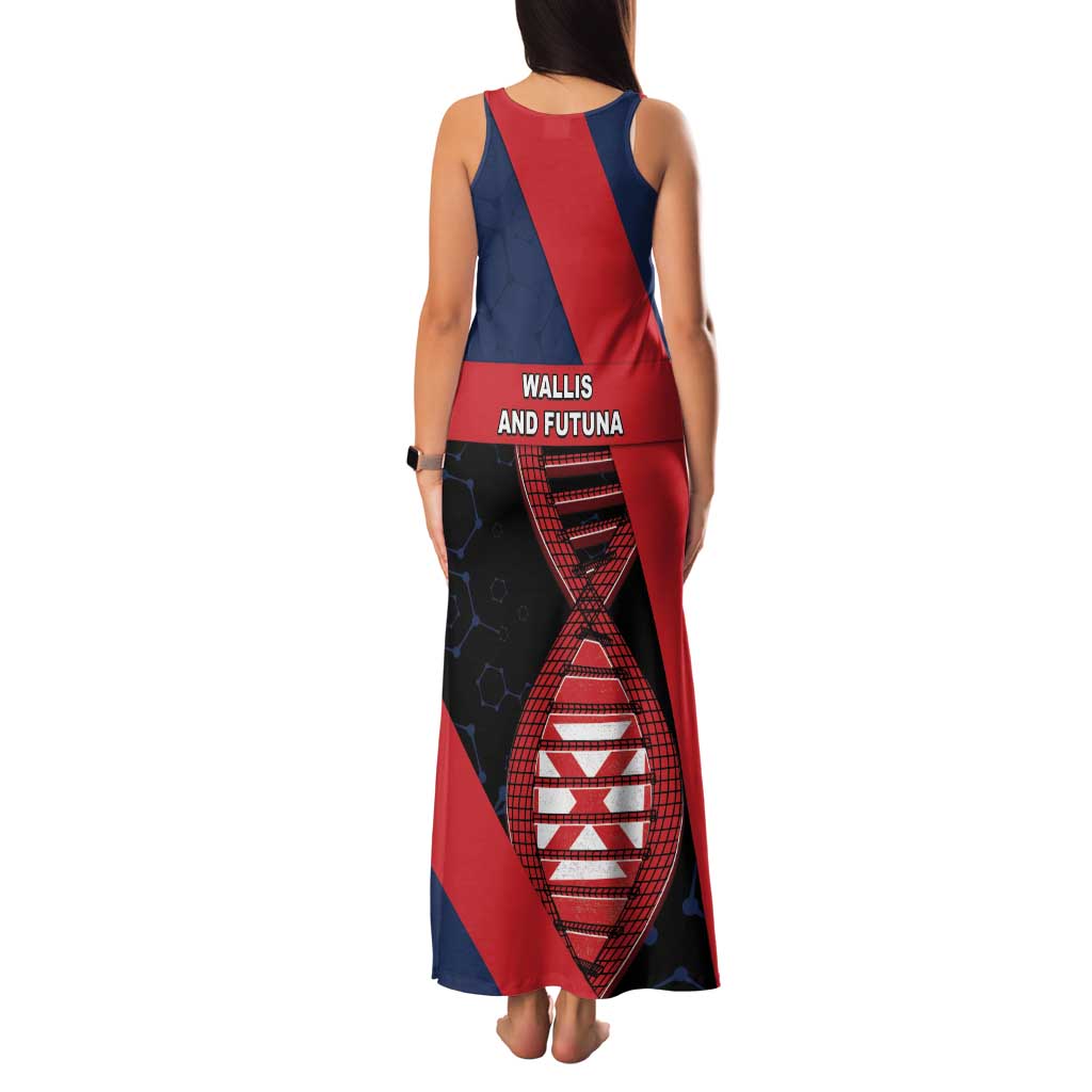 Wallis And Futuna Is In My DNA Family Matching Tank Maxi Dress and Hawaiian Shirt DT05 - Polynesian Pride