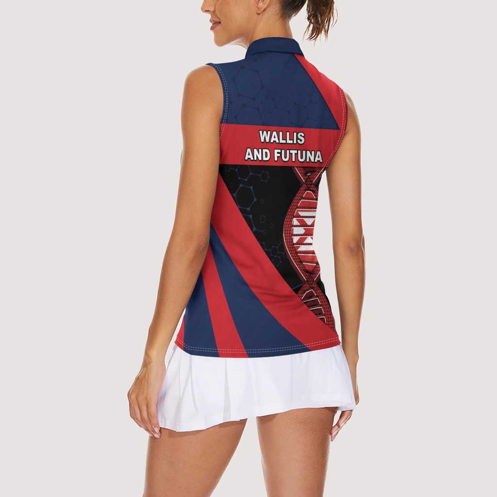 Wallis And Futuna Is In My DNA Women Sleeveless Polo Shirt - Polynesian Pride