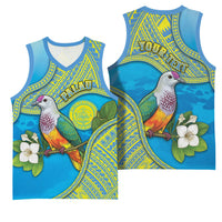 Personalised Palau Biib Bird Basketball Jersey Rur Flower And Rock Islands Patterns