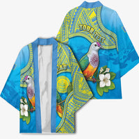 Personalised Palau Biib Bird Kimono Rur Flower And Rock Islands Patterns