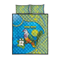 Personalised Palau Biib Bird Quilt Bed Set Rur Flower And Rock Islands Patterns