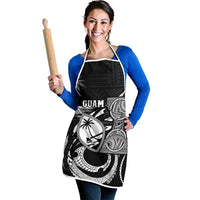 Guam Liberation Day Apron Black White Latte Stone Tribal Patterns