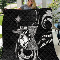 Guam Liberation Day Quilt Black White Latte Stone Tribal Patterns