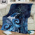New Zealand Matariki Blanket Maori Tui Bird Blue Galaxy