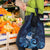 New Zealand Matariki Grocery Bag Maori Tui Bird Blue Galaxy