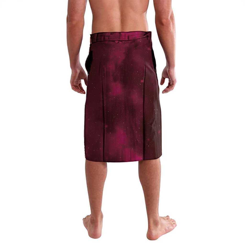 New Zealand Matariki Lavalava Maori Tui Bird Magenta Galaxy