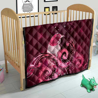 New Zealand Matariki Quilt Maori Tui Bird Magenta Galaxy