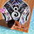 New Zealand Aotearoa Beach Blanket Pikorua Single Twist Pink Paua Shell