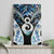 New Zealand Aotearoa Canvas Wall Art Pikorua Single Twist Green Paua Shell