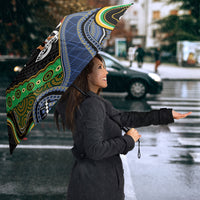 South Sea Islanders And Fiji Umbrella Fijian Coat Of Arms And Southern Cross DT05 - Polynesian Pride