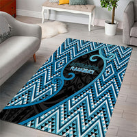 Aotearoa Atua Ranginui Area Rug Maori Sky Father Koru Patterns DT05 - Polynesian Pride