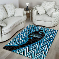 Aotearoa Atua Ranginui Area Rug Maori Sky Father Koru Patterns DT05 - Polynesian Pride