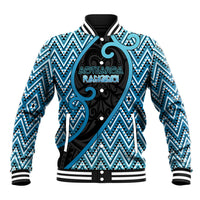Custom Aotearoa Atua Ranginui Baseball Jacket Maori Sky Father Koru Patterns DT05 Unisex Blue - Polynesian Pride