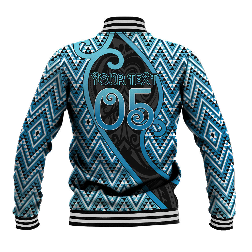 Custom Aotearoa Atua Ranginui Baseball Jacket Maori Sky Father Koru Patterns DT05 - Polynesian Pride