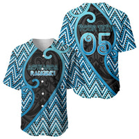 Custom Aotearoa Atua Ranginui Baseball Jersey Maori Sky Father Koru Patterns DT05 - Polynesian Pride