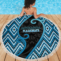 Aotearoa Atua Ranginui Beach Blanket Maori Sky Father Koru Patterns DT05 - Polynesian Pride