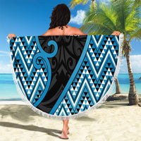 Aotearoa Atua Ranginui Beach Blanket Maori Sky Father Koru Patterns DT05 - Polynesian Pride