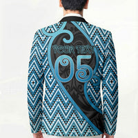 Custom Aotearoa Atua Ranginui Blazer Maori Sky Father Koru Patterns DT05 - Polynesian Pride
