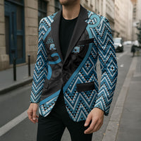 Custom Aotearoa Atua Ranginui Blazer Maori Sky Father Koru Patterns DT05 - Polynesian Pride