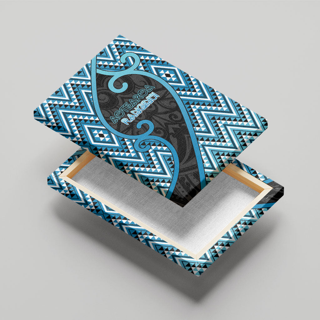 Aotearoa Atua Ranginui Canvas Wall Art Maori Sky Father Koru Patterns DT05 - Polynesian Pride