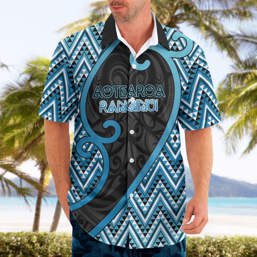 Custom Aotearoa Atua Ranginui Hawaiian Shirt Maori Sky Father Koru Patterns DT05 - Polynesian Pride