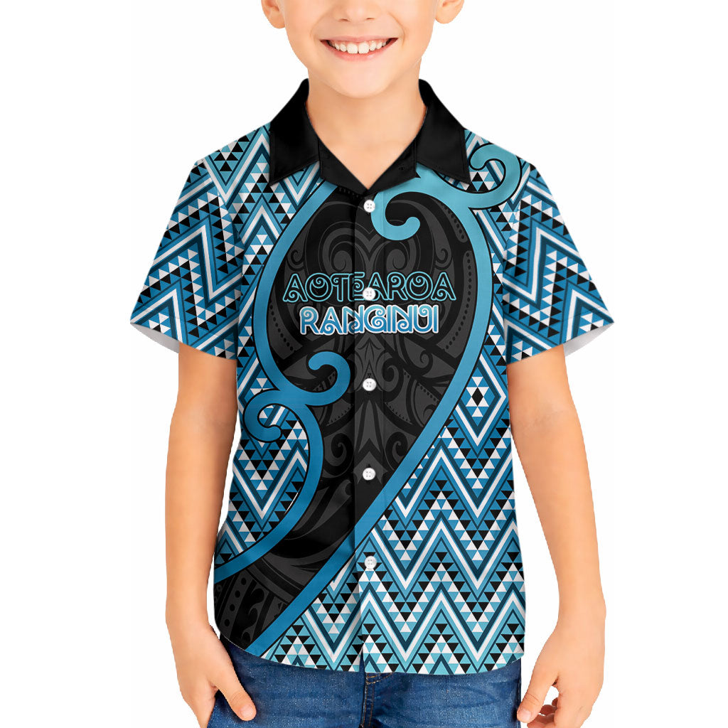Custom Aotearoa Atua Ranginui Hawaiian Shirt Maori Sky Father Koru Patterns DT05 - Polynesian Pride