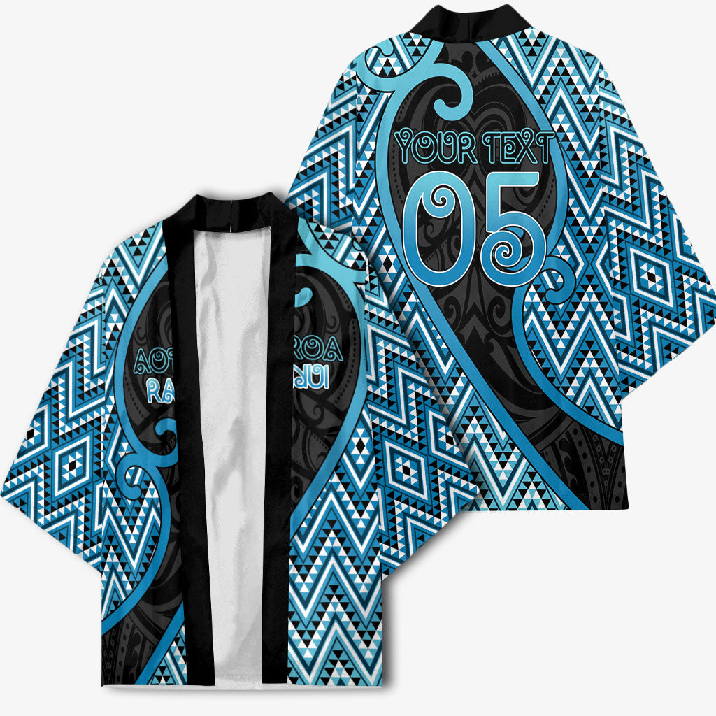 Custom Aotearoa Atua Ranginui Kimono Maori Sky Father Koru Patterns DT05 - Polynesian Pride