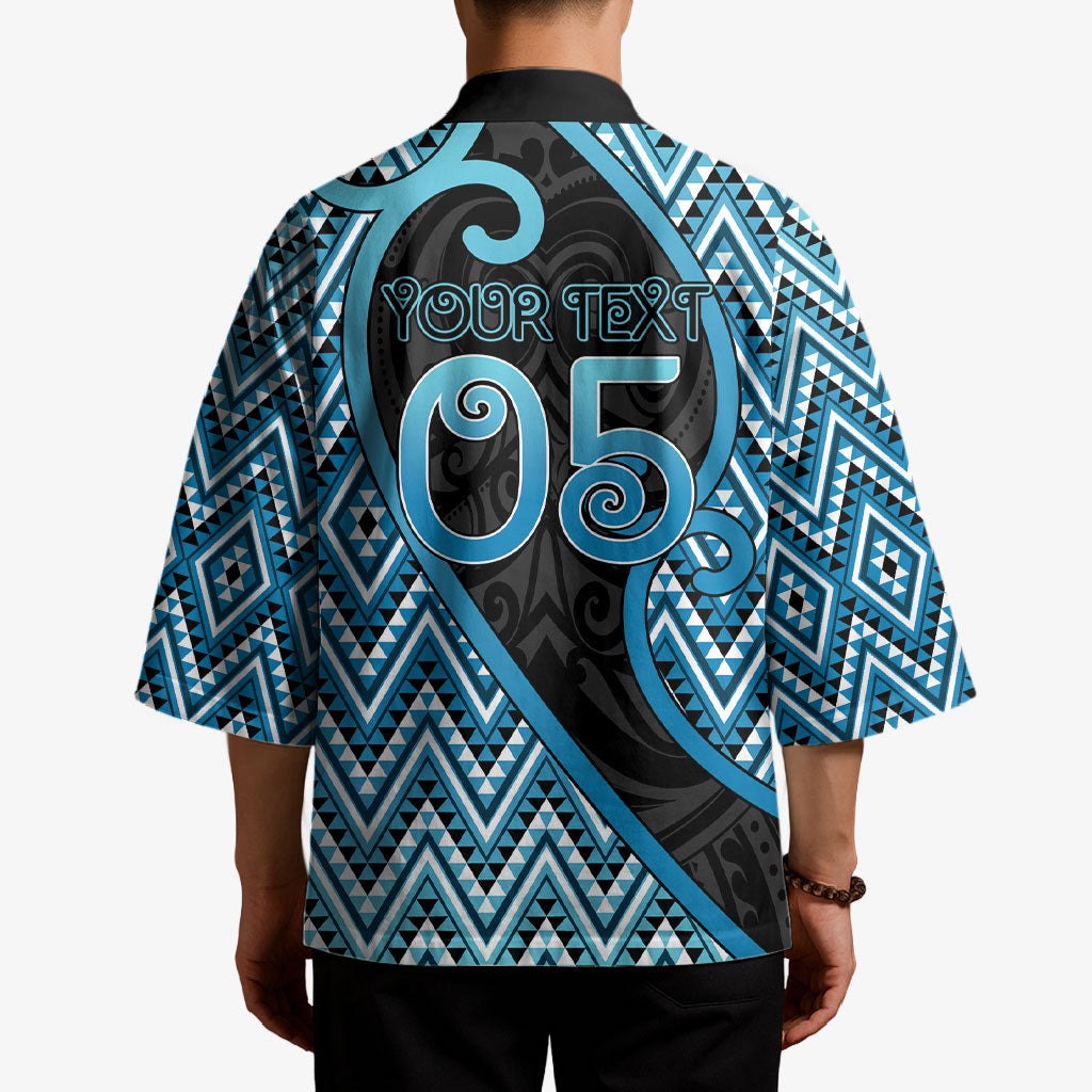 Custom Aotearoa Atua Ranginui Kimono Maori Sky Father Koru Patterns DT05 - Polynesian Pride