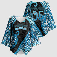 Custom Aotearoa Atua Ranginui Kimono Sleeve Blouse Maori Sky Father Koru Patterns DT05 - Polynesian Pride