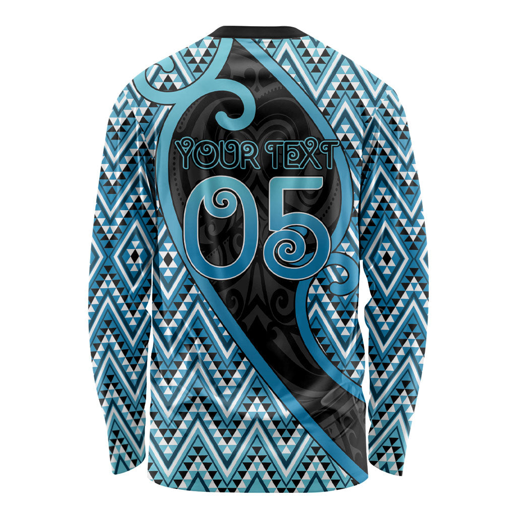 Custom Aotearoa Atua Ranginui Long Sleeve Shirt Maori Sky Father Koru Patterns DT05 - Polynesian Pride