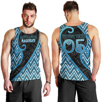 Custom Aotearoa Atua Ranginui Men Tank Top Maori Sky Father Koru Patterns DT05 - Polynesian Pride