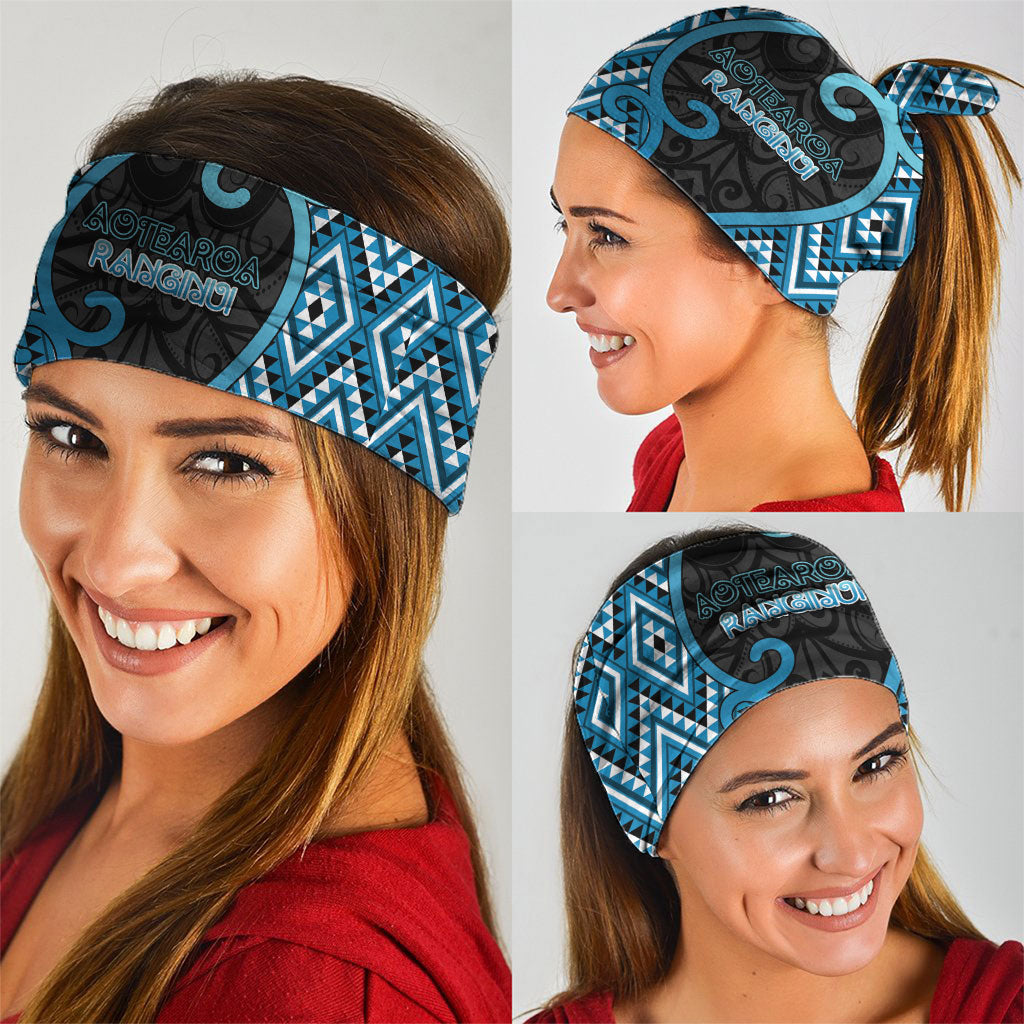 Aotearoa Atua Ranginui Neck Gaiter Maori Sky Father Koru Patterns DT05 - Polynesian Pride