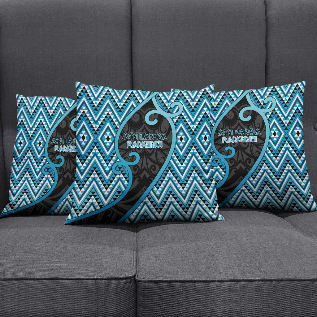 Aotearoa Atua Ranginui Pillow Cover Maori Sky Father Koru Patterns DT05 - Polynesian Pride