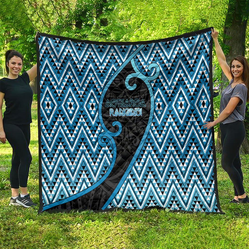 Aotearoa Atua Ranginui Quilt Maori Sky Father Koru Patterns DT05 - Polynesian Pride
