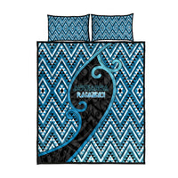 Aotearoa Atua Ranginui Quilt Bed Set Maori Sky Father Koru Patterns DT05 - Polynesian Pride