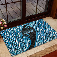 Aotearoa Atua Ranginui Rubber Doormat Maori Sky Father Koru Patterns DT05 - Polynesian Pride