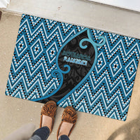 Aotearoa Atua Ranginui Rubber Doormat Maori Sky Father Koru Patterns DT05 - Polynesian Pride