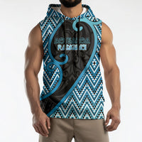 Custom Aotearoa Atua Ranginui Sleeveless Hoodie Maori Sky Father Koru Patterns DT05 - Polynesian Pride