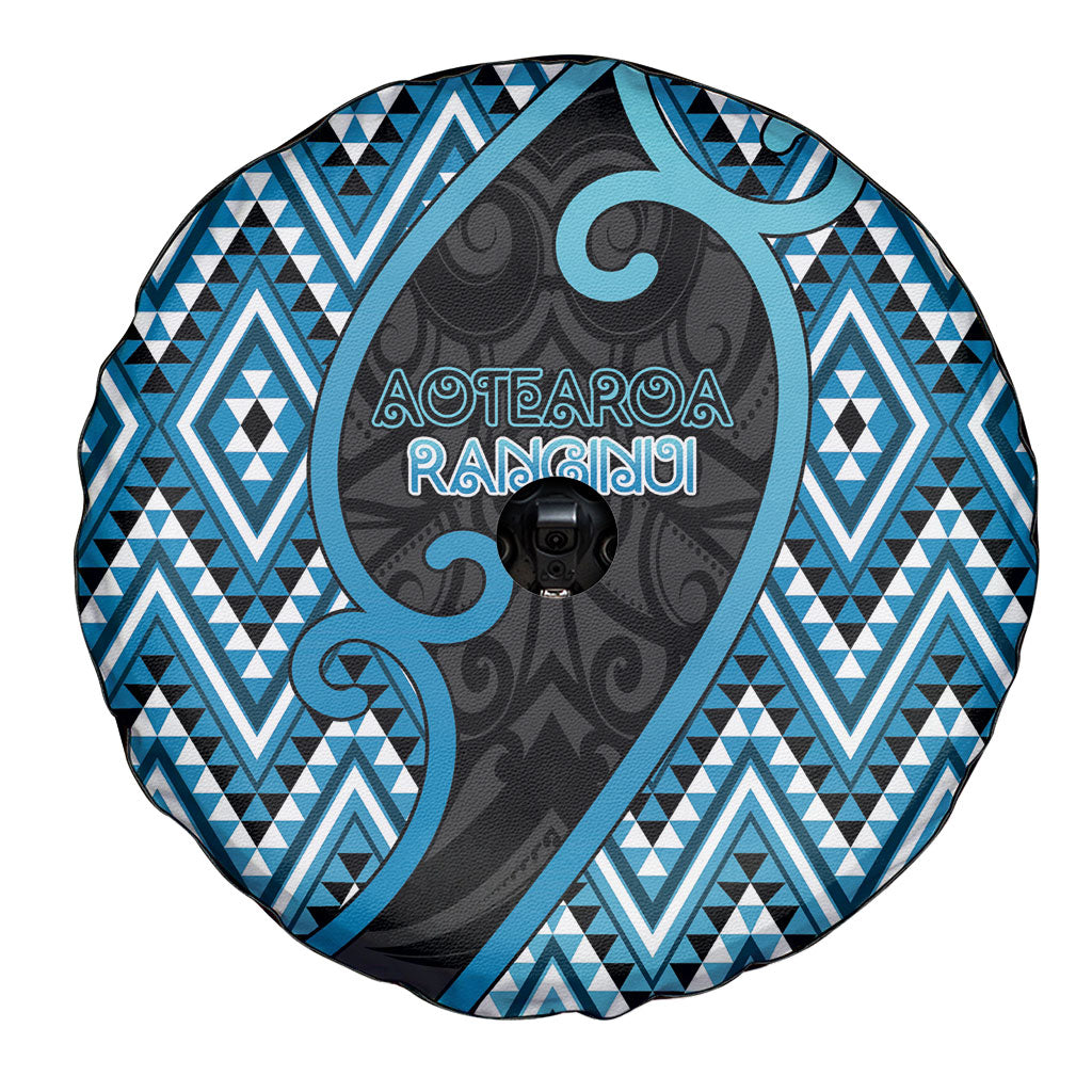 Aotearoa Atua Ranginui Spare Tire Cover Maori Sky Father Koru Patterns DT05 - Polynesian Pride