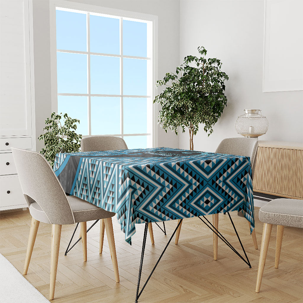 Aotearoa Atua Ranginui Tablecloth Maori Sky Father Koru Patterns DT05 - Polynesian Pride