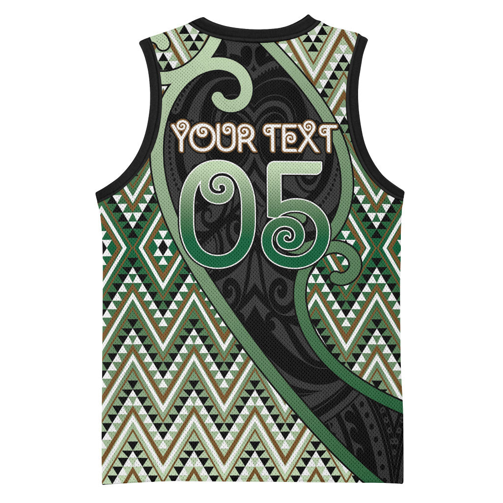 Custom Aotearoa Atua Papatuanuku Basketball Jersey Earth Mother Father Koru Patterns DT05 - Polynesian Pride