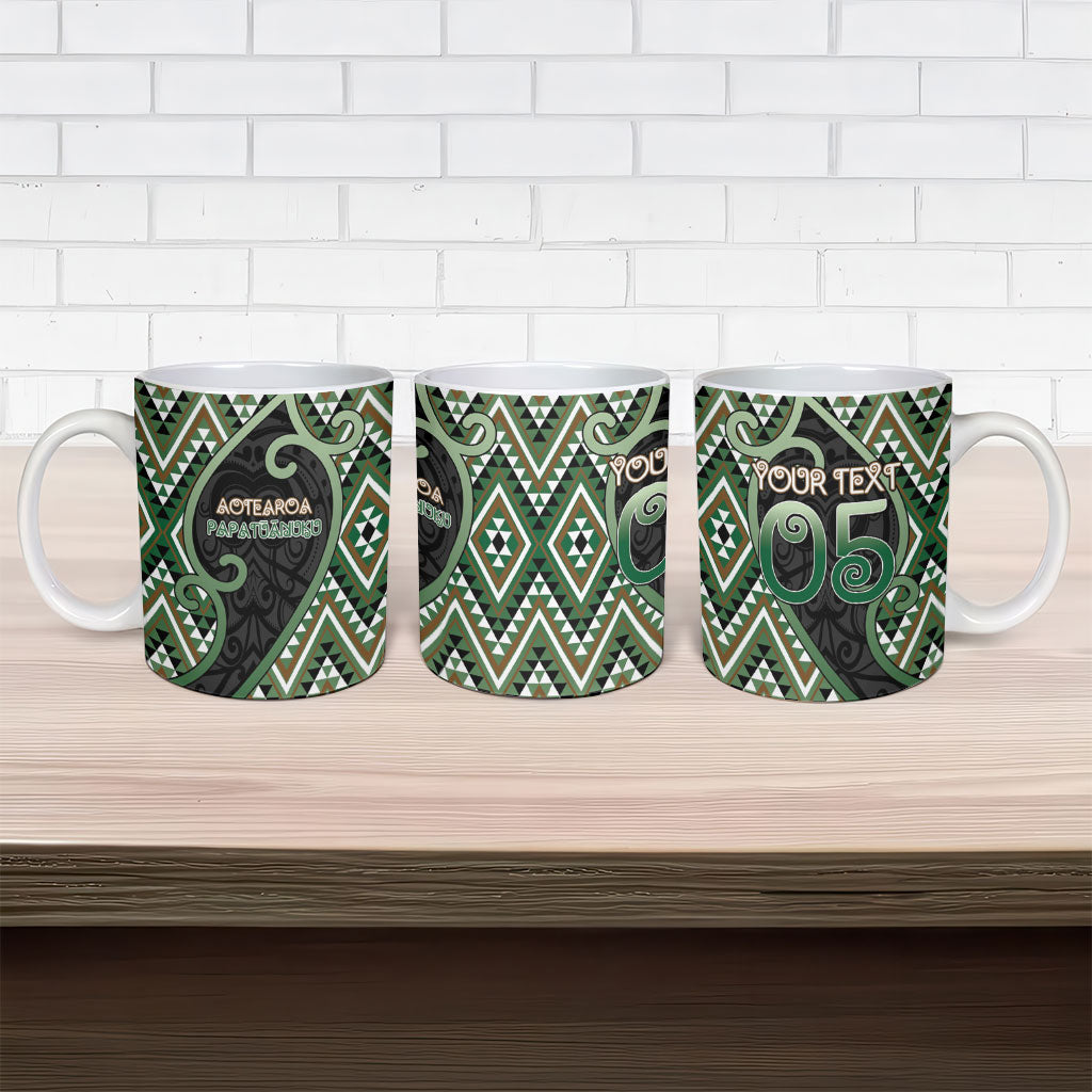 Custom Aotearoa Atua Papatuanuku Ceramic Mug Earth Mother Father Koru Patterns DT05 - Polynesian Pride