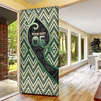 Custom Aotearoa Atua Papatuanuku Door Cover Earth Mother Father Koru Patterns DT05 - Polynesian Pride