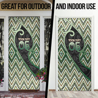 Custom Aotearoa Atua Papatuanuku Door Cover Earth Mother Father Koru Patterns DT05 - Polynesian Pride