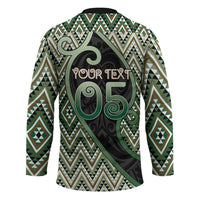 Custom Aotearoa Atua Papatuanuku Hockey Jersey Earth Mother Father Koru Patterns DT05 - Polynesian Pride