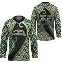 Custom Aotearoa Atua Papatuanuku Hockey Jersey Earth Mother Father Koru Patterns DT05 - Polynesian Pride