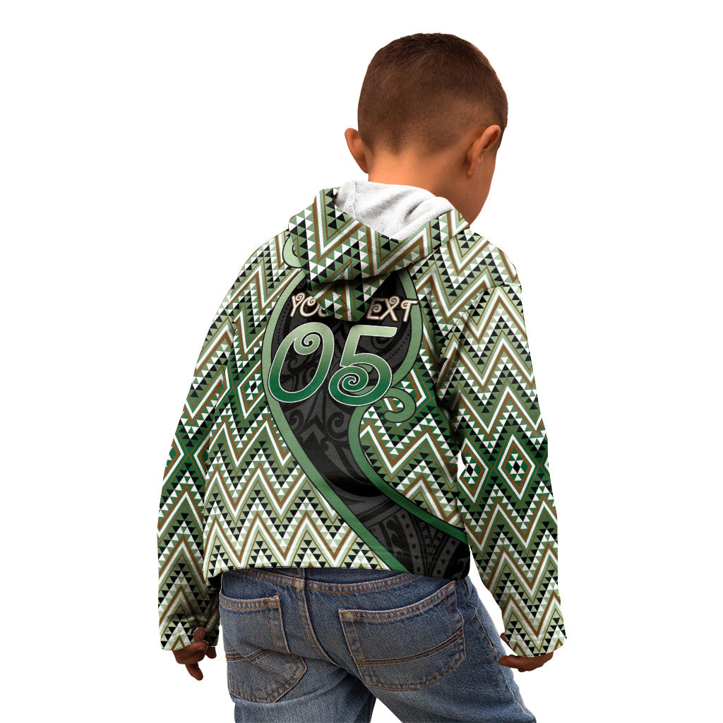 Custom Aotearoa Atua Papatuanuku Kid Hoodie Earth Mother Father Koru Patterns DT05 - Polynesian Pride