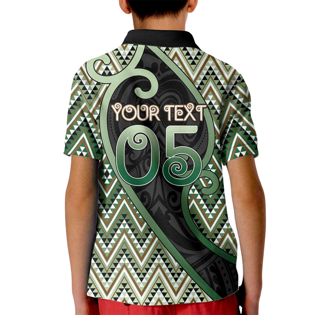 Custom Aotearoa Atua Papatuanuku Kid Polo Shirt Earth Mother Father Koru Patterns DT05 - Polynesian Pride
