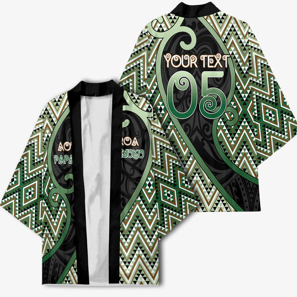 Custom Aotearoa Atua Papatuanuku Kimono Earth Mother Father Koru Patterns DT05 - Polynesian Pride